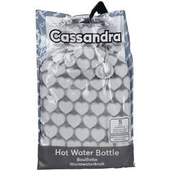 Cassandra Wärmflasche Super Soft Herz 1,8L