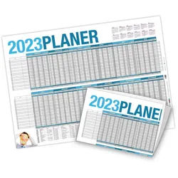 itenga Urlaubsplaner Urlaubsplaner Projektplaner 2025 Wandkalender DIN A2 gefalzt 250 g/qm