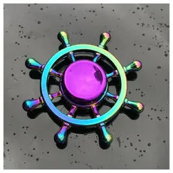 Tinisu Fidget Spinner Tinisu Fidget Spinner Kreisel Anti Stress Hand Rainbow Metall Finger bunt