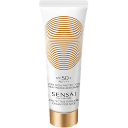 Sensai Silky Bronze Protective Suncare Cream for Face 50+ - 0.05 l