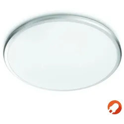 Philips myLiving LED Deckenleuchte Twirly sehr helle 1700lm weißer Diffusor und grauer Ring