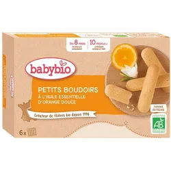 Babybio Petits Boudoirs À L'ouile Essentielle D'orange Douce ab 8 Monate