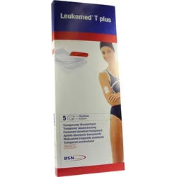 Leukomed Transp. Plus Sterile Pfl. 10x30 cm 5 ST