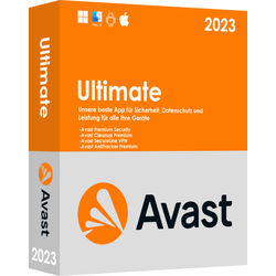 Avast Ultimate Suite 2023 | 3 Geräte / 1 Jahr | Sofortdownload + Produktschlü...