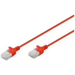 patch cable - red - Rot