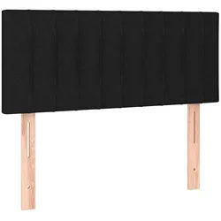 vidaXL Kopfteil, Bett Kopfteil Schwarz 80x5x78/88 cm Stoff