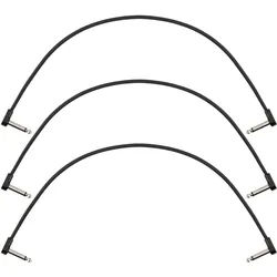 Fender Blockchain 16" Mono Kabel gewinkelt/gewinkelt 3er Pack