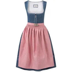 Stockerpoint Dirndl Roseline blau|rosa 44