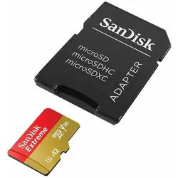 SANDISK Extreme microSDXC 64GB 170MB/s A2 V30 für Actioncam