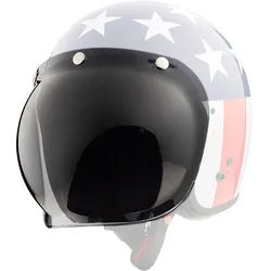 Simpson Chopper Bubble Visier, grau