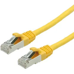 VALUE Patchkabel Cat.6 (Class E) S/FTP (PiMF), LSOH, gelb, 2 m