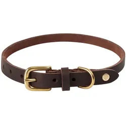 OYOY ZOO - Robin Hundehalsband, medium, choko