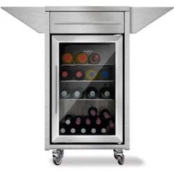 CASO Counter & Cool Umbauschrank mit Barbecue Cooler, Rollwagen mit Seitenablagen, Schublade und Barbecue Cooler, Maße (B x H x T): 101 x 98,5 x 60 cm