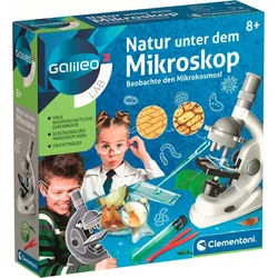 Clementoni® Experimentierkasten Galileo, Natur unter dem Mikroskop