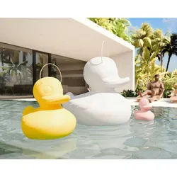 MEGA DUCK Dekorationsobjekt Goodnight Light by Mark Newton, Farbe: weiß