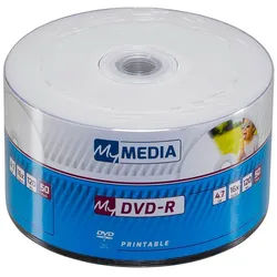 MyMedia DVD-Rohling 1x50 DVD-R 4,7GB 16x Speed Printable Wrap