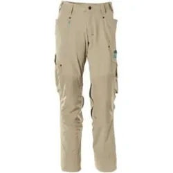 Mascot Hose mit Knietaschen, Stretchstoff Hose Größe 82C49, hellkhaki