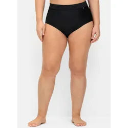 Sheego Bikini-Hose Highwaist-Bikini-Hose Ohne Bügel schwarz 48