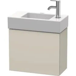 Duravit L-Cube Waschtischunterbau wandhängend Taupe Supermatt 480x240x400 mm - LC6246L8383 LC6246L8383
