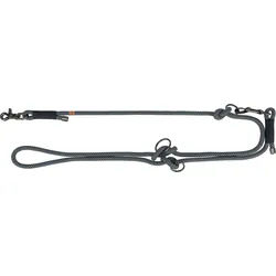 TRIXIE Soft Rope Verlängerungsleine, 2,00 m / Ø 13 mm, schwarz/grau