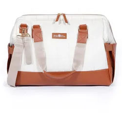 MILK&MOO Wickeltasche Milk&Moo Wickeltasche Auslaufsicher Baby Reisetasche Beige