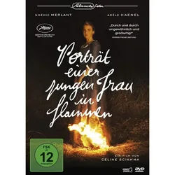 DVD Porträt einer jungen Frau in Flammen