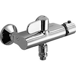 Hansa Brause-Thermostat HANSATEMPRA AP, mit Sicherheitseinrichtung, chrom