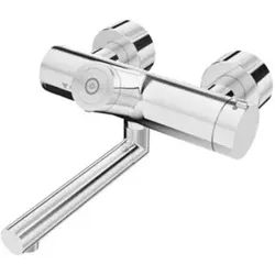 Schell Wand-WT-Thermostat VITUS VW-C-T 270mm, Batteriebetr., Mischw, verchromt