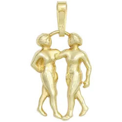 JOBO Sternzeichenanhänger Anhänger Sternzeichen, 333 Gold gelb|goldfarben