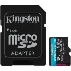 Kingston Kingston Canvas Go! Plus 512 GB microSDXC, externer Speicher (512 GB GB) schwarz