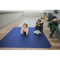 Sanosoft Spielmatte Outdoor Krabbelmatte SanoSoft 180x120 cm Blau blau 180 cm x 120 cm