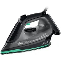Braun Dampfbügeleisen SI 5277 GR TexStyle 5 - Dampfbügeleisen - schwarz/grün, 2700 W grün|schwarz