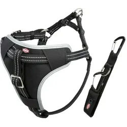 TRIXIE Auto-Geschirr Comfort, M: 50–65 cm / 20 mm, schwarz