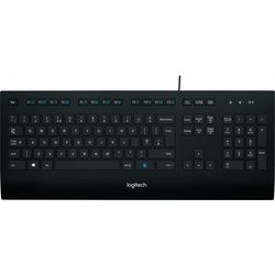 Logitech Tastatur K280e, USB, schwarz DE, Business
