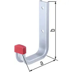 Wandhaken abgewinkelt - 190 / 200 / 15