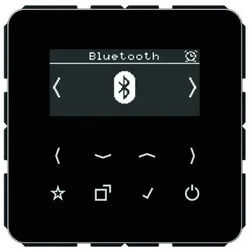 Jung DABCDBTSW Smart Radio DAB+ Bluetooth®, Serie CD, schwarz