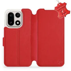 Echtleder Handyhülle für OnePlus 15, Mobiwear Leather, Rot