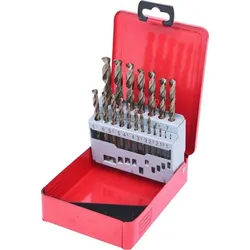 KS Tools Spiralbohrer KS Tools 330.3610 HSS-G Co 5 Spiralbohrer-Satz, Stahlblechkassette 19