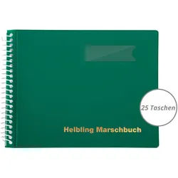 Helbling BMG25 Marschbuch grün 25 Taschen