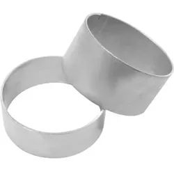 SCHNEIDER Dessertring, Aluminium, Speisering aus Reinaluminium, Stärke: 2,0 mm, Durchmesser: 75 mm, Höhe: 40 mm