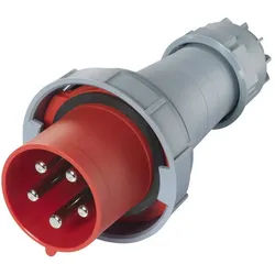 Sygonix Steckdose Sygonix SY-6790588 CEE Stecker 125 A 5polig 400 V/AC 1 St. grau|rot