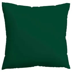 Schlafgut Kissenhülle , Dunkelgrün , Textil , Uni , 40x40 cm , Grüner Punkt, AZO-frei, Oeko-Tex® Made IN Green , bügelleicht, bügelfrei, hochwertige Qualität, formstabil, langlebig , Heimtextilien, Bezüge, Kissenbezüge