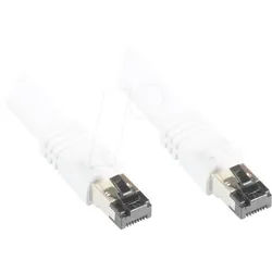 GC 8080-F005W - Flach-Patchkabel Cat.8.1, U/FTP, 0,5 m, weiß