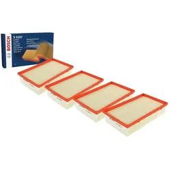 4x Luftfilter BOSCH F 026 400 287 für Seat VW Audi Skoda Cupra Leon ST A3 Limousine