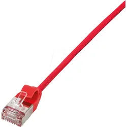 LOGILINK CQ9054S - Patchkabel, Cat.6a, U/FTP, rot, 2 m