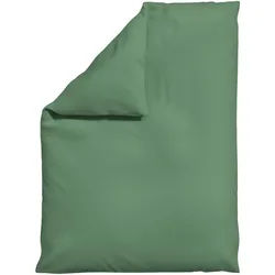 Schlafgut Bettdeckenbezug , Grün , Textil , Uni , 155x220 cm , Textiles Vertrauen - Oeko-Tex®, AZO-frei, Bsci, Oeko-Tex® Standard 100, Oeko-Tex® Made IN Green , pflegeleicht, atmungsaktiv, bügelleicht, schadstoffgeprüft, weiche und anschmiegsame Oberfläche, bio , Heimtextilien, Bettwäsche & Leintücher, Bettwäsche, Jersey-bettwäsche