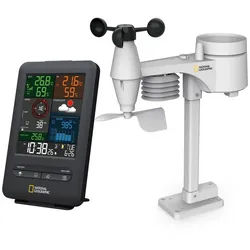 NATIONAL GEOGRAPHIC NATIONAL GEOGRAPHIC Colour-Display-Funk-Wetterstation 5-in-1 Funkwetterstation