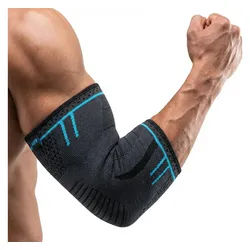 AGILE NOW Ellenbogenbandage M (Hochwertige Ellenbogenbandage Tennisarm), Atmungsaktiv & Rutschfest M