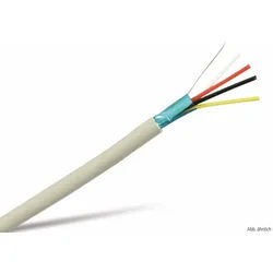 S-IMPULS Telefon-Installationskabel J-Y(ST)Y, 2x2x0,6 mm, 100 m, grau