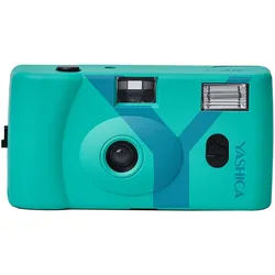 Yashica MF-1 Snapshot Art Kamera Turquoise mit 400/24 Film